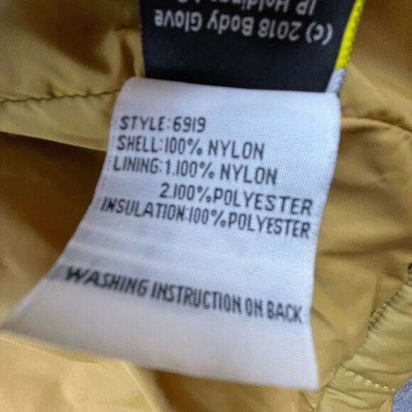 Body Glove Ski Jacket Mens Extra Large Olive Gold Removable Lining Coat 3in1 - Picture 14 of 14